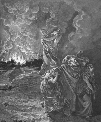 Sodom's destruction, Lot: Don't look back